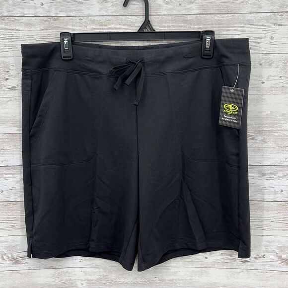 Women's French Terry Cloth Bermuda Shorts 2-Pack Size XXL - Picture 4 of 14